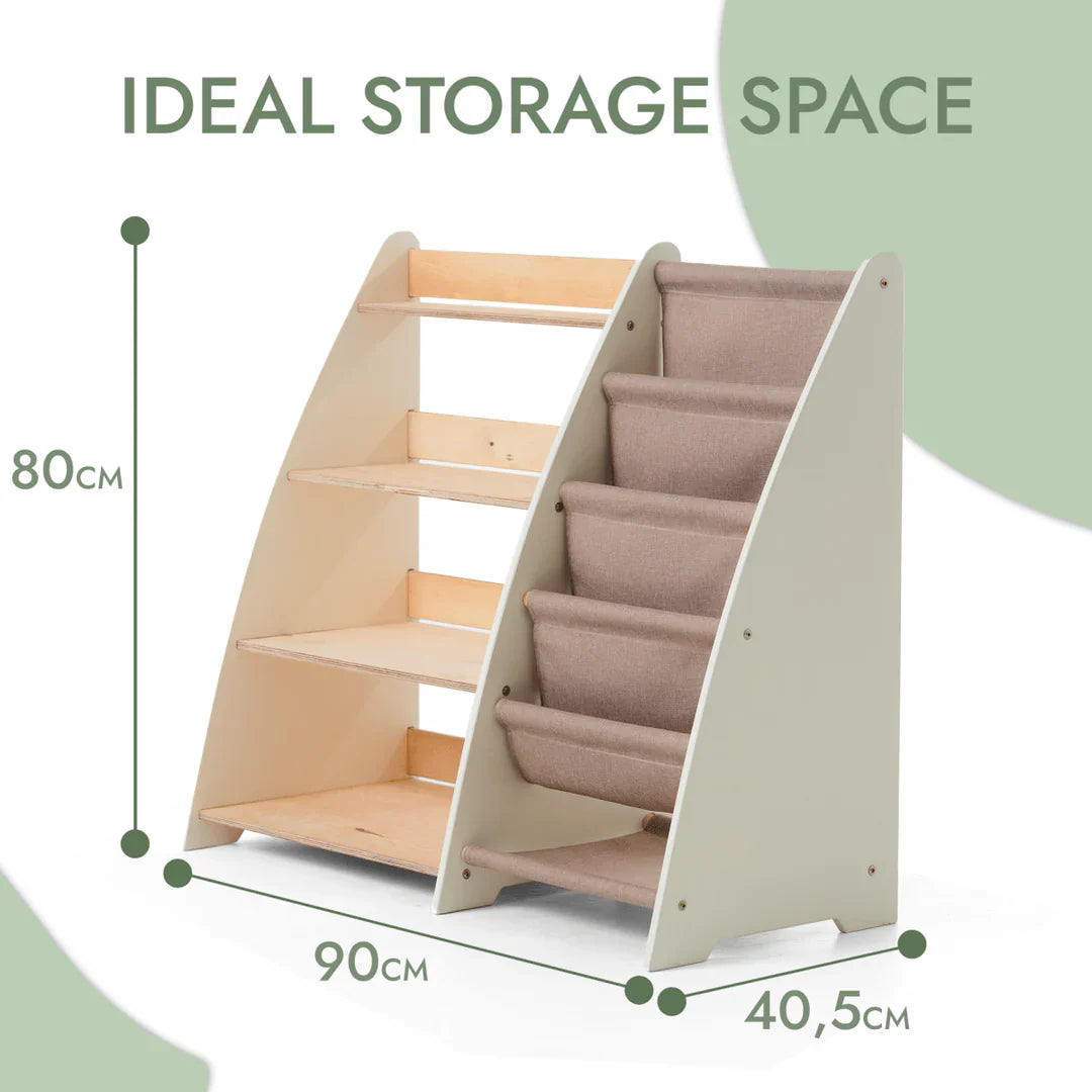 Montessorihylla för böcker och leksaker | Montessori Shelf for Books and Toys  Goodeva-1