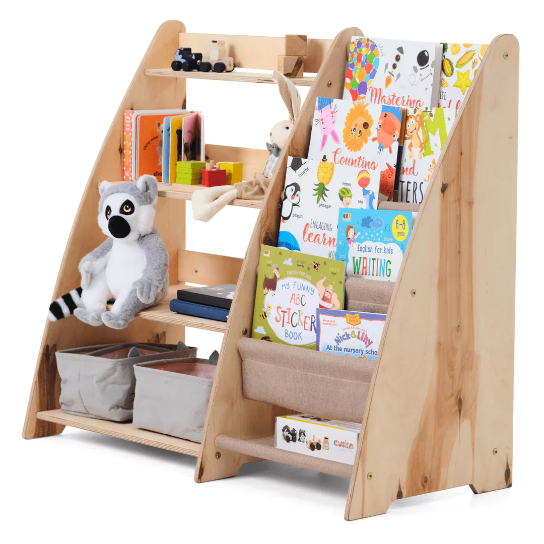 Montessorihylla för böcker och leksaker | Montessori Shelf for Books and Toys  Goodeva-6