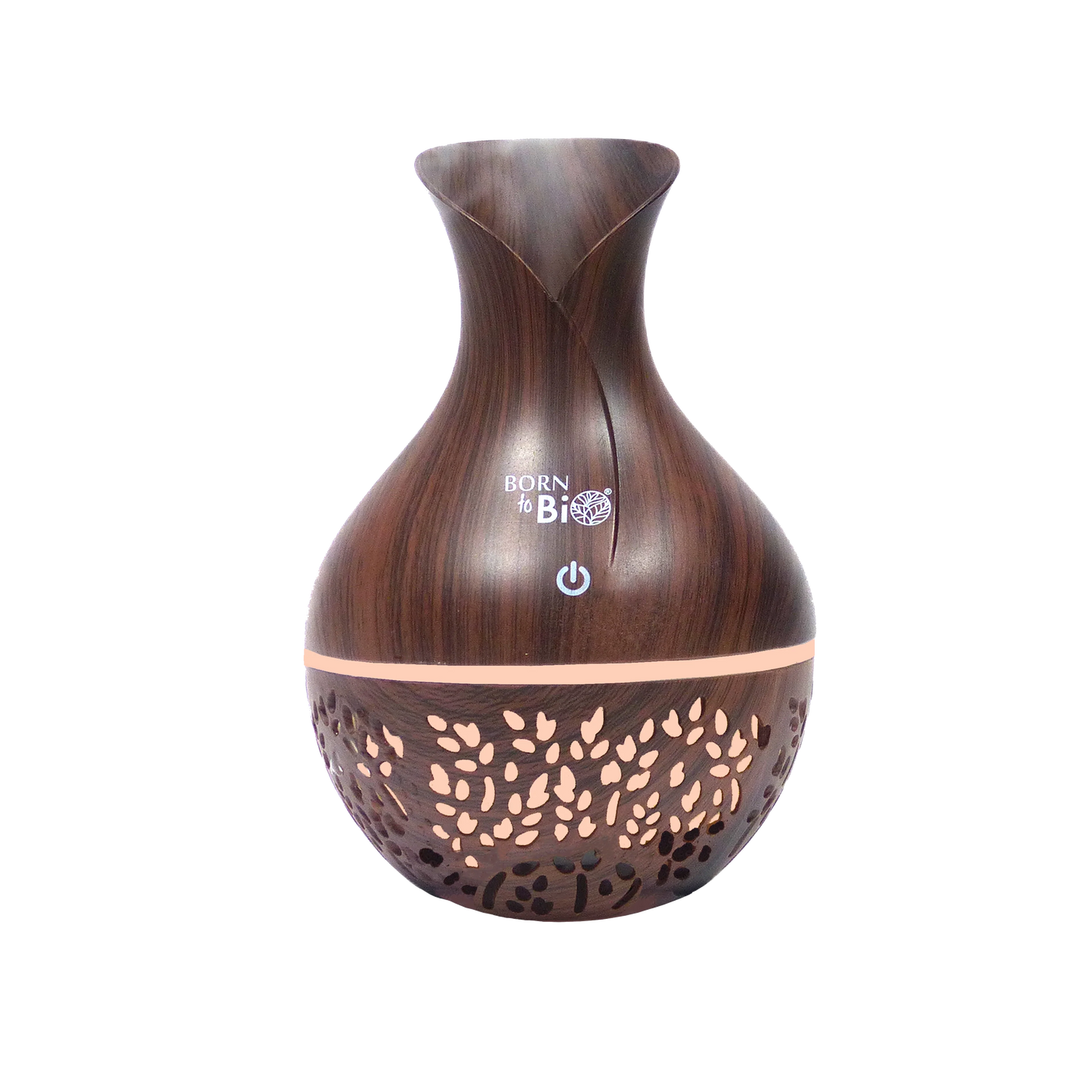 Diffuseur & Humidificateur Bois Foncé USB – 130 ml-0