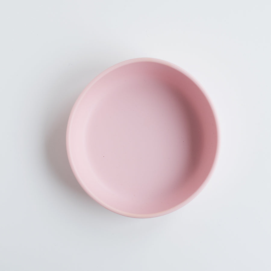 Silicone Baby Plate Bowl - Rose-2