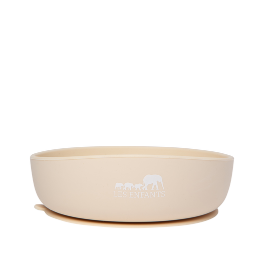 Silikonskål Baby - Sand