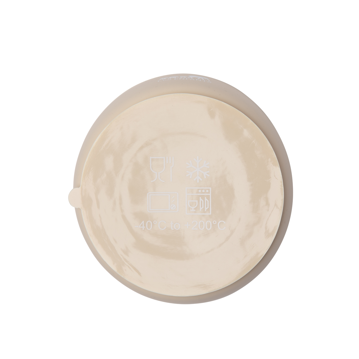 Silikonskål Baby - Sand