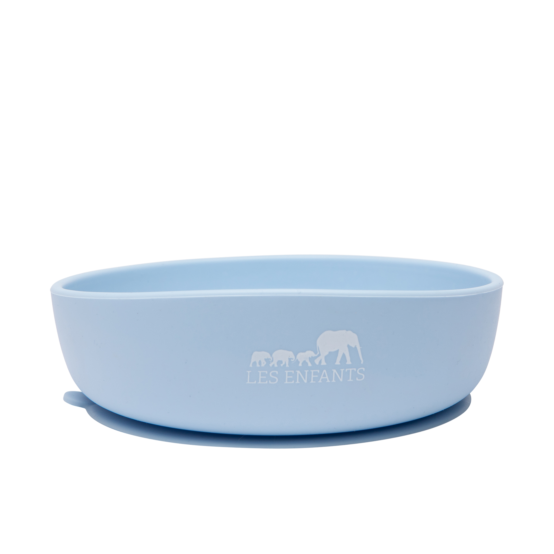 Silicone Baby Plate Bowl - Blue-0
