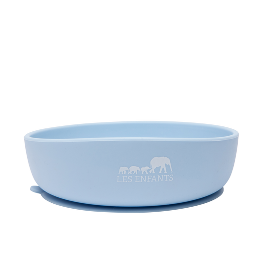 Silikonskål Baby - Blå