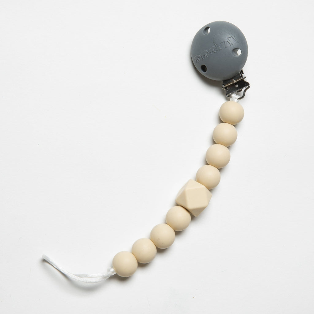 Chewy Pacifier Clip - Sand-1