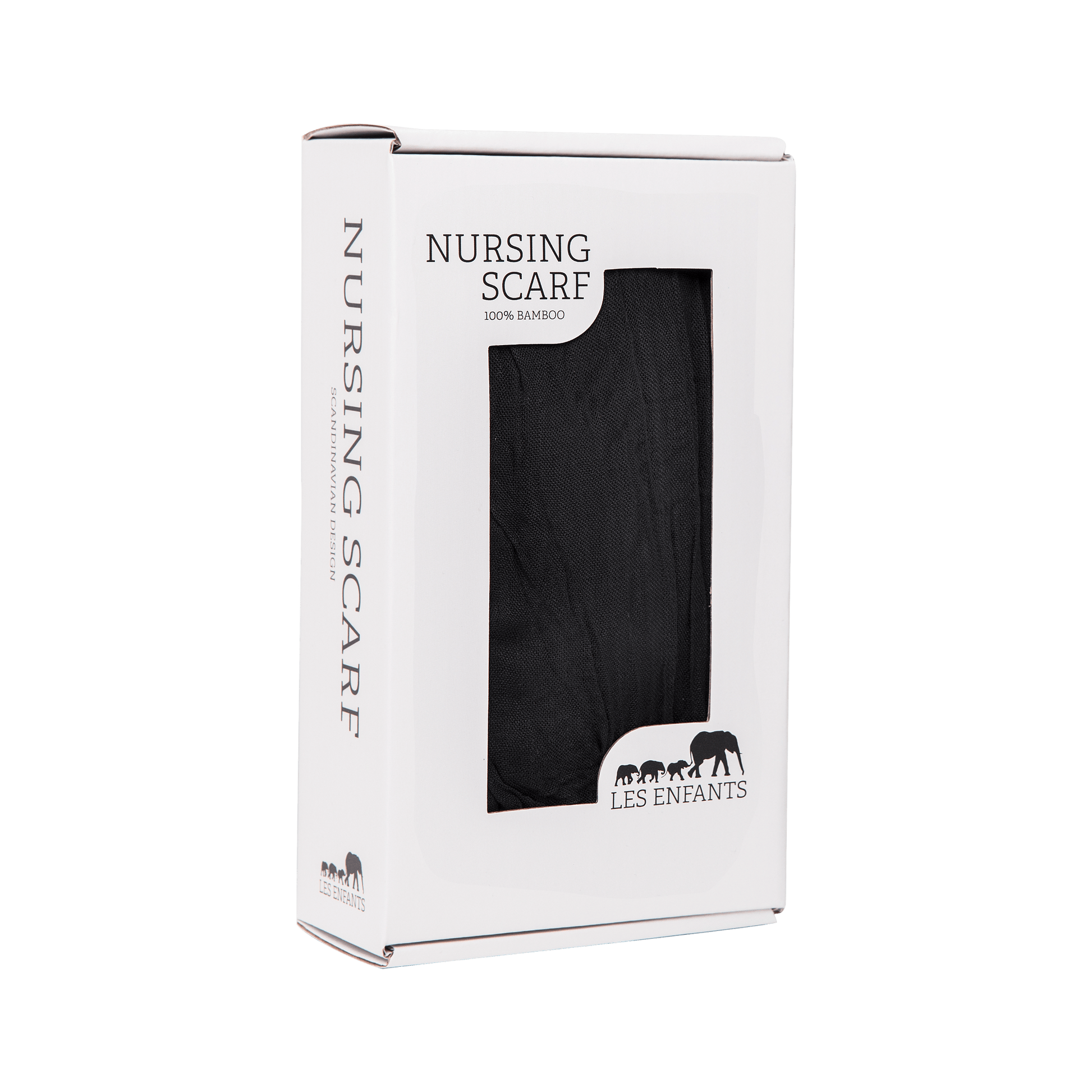 Nursing Scarf/Poncho - Black-0