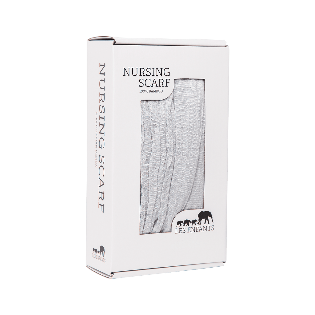 Nursing Scarf/Poncho - Grey-0