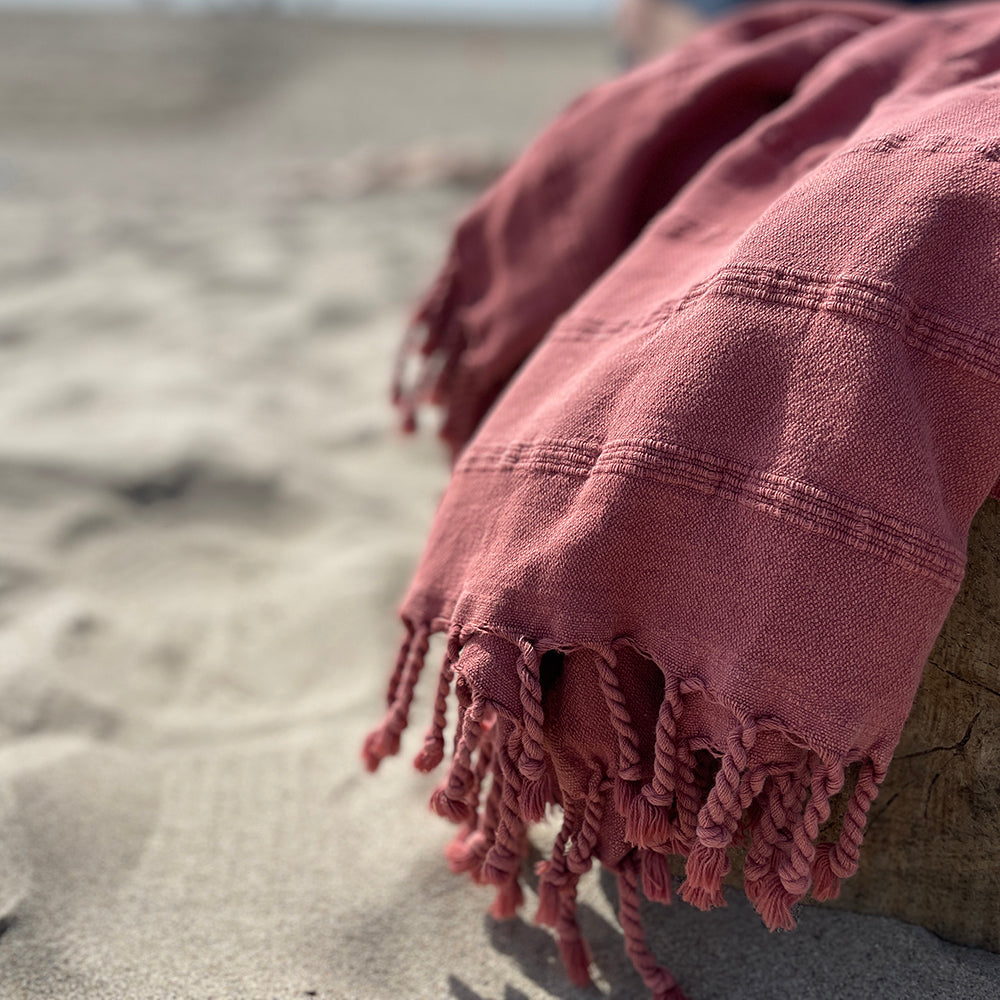 Stone Washed Extra Striped Towel-0