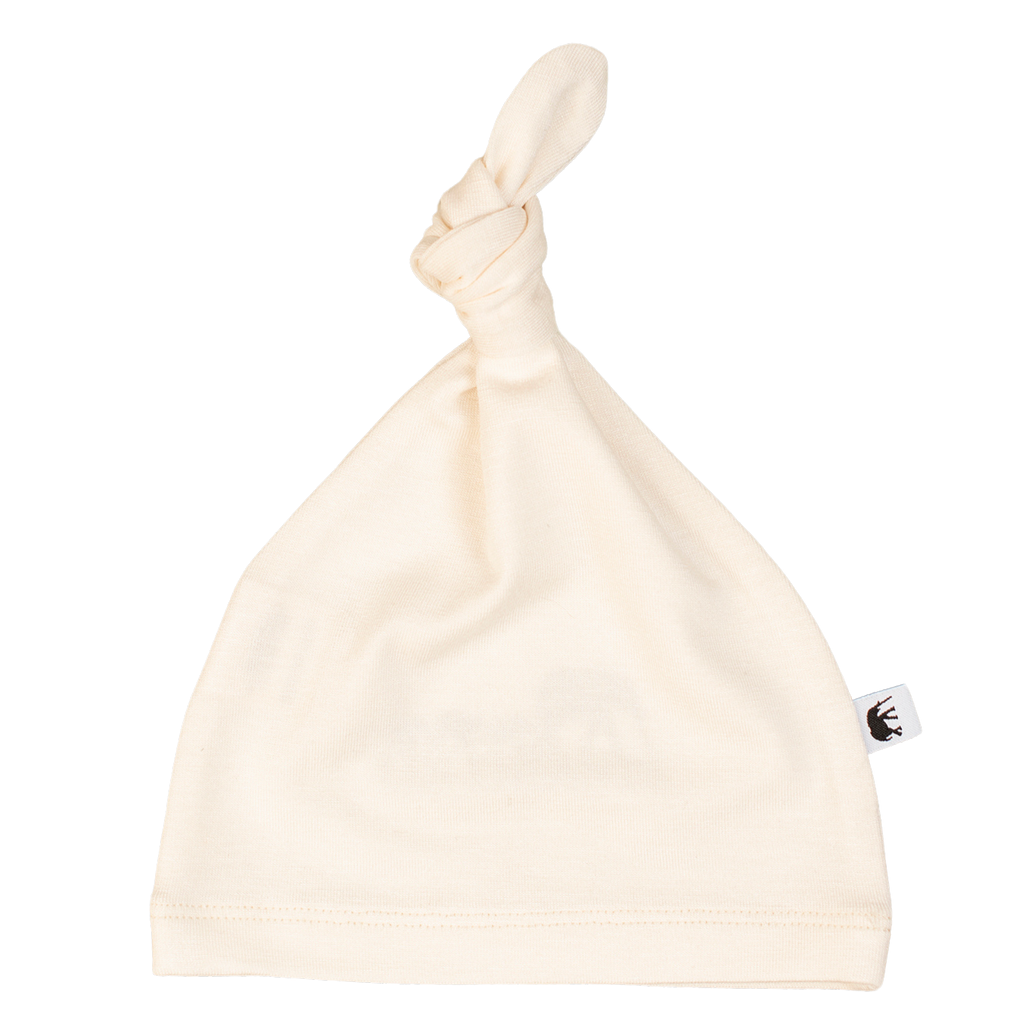 Bamboo Baby Beanie - CREAM-0