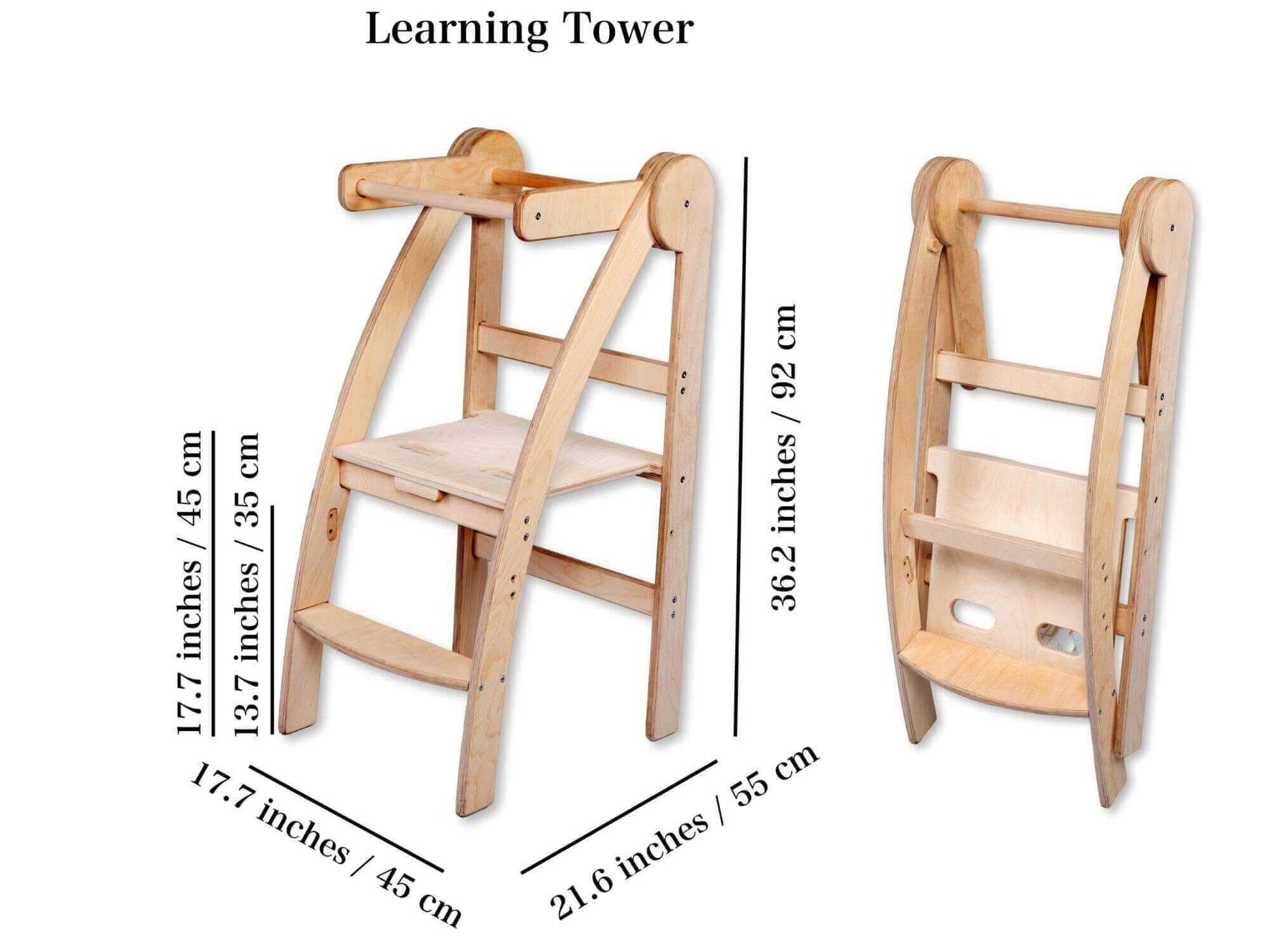 Montessori Foldable Toddler Tower-1