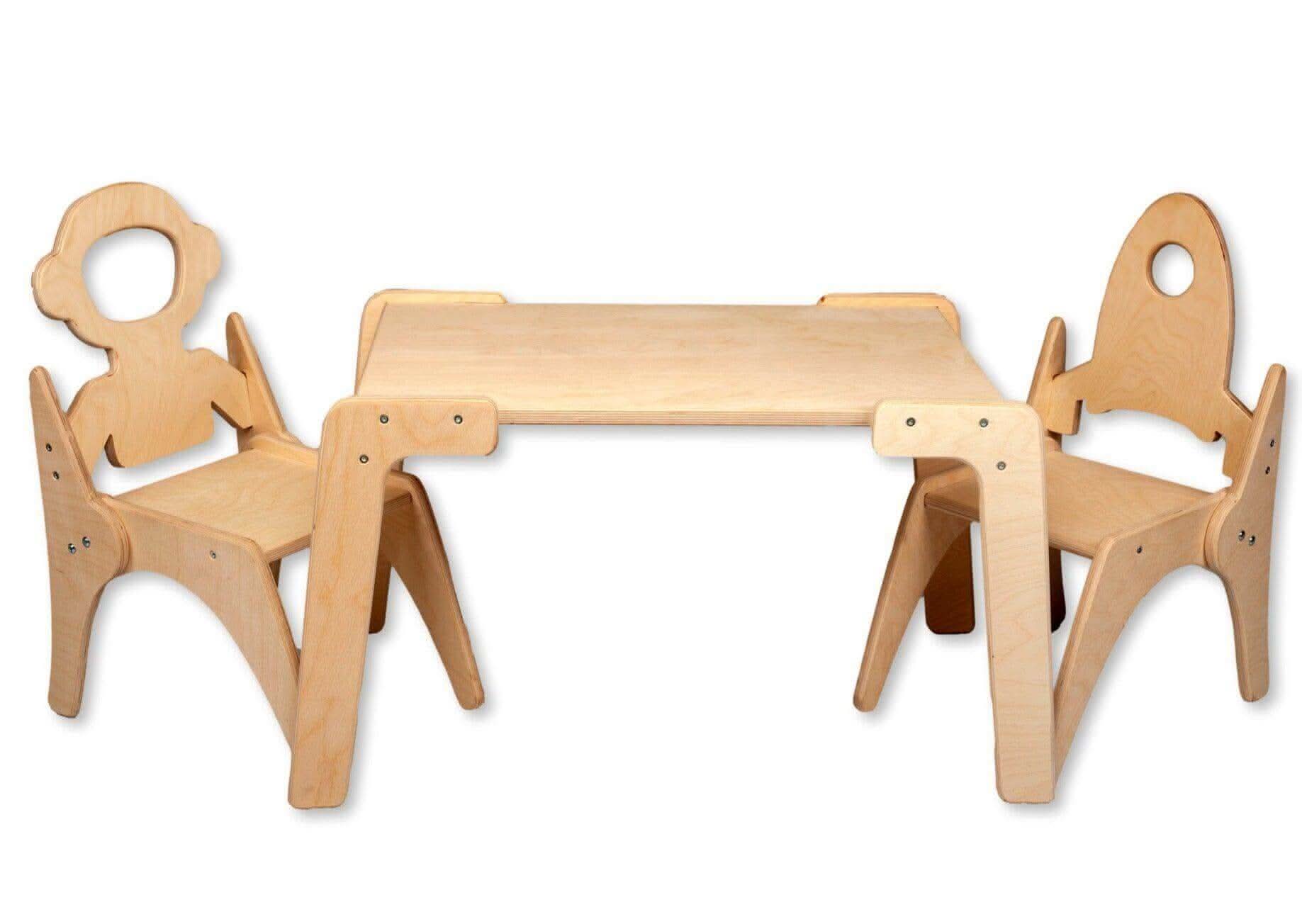 Montessori Table and Chair Set-0